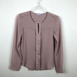 Tobi Blouse Light Blush Pink Shirt XS Extra Small